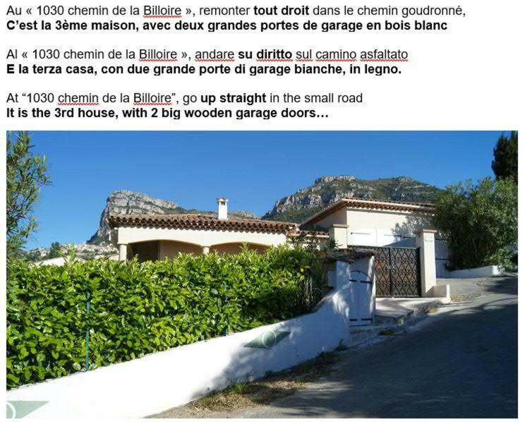 Bed & Breakfast Les Lillas Saint-Jeannet  エクステリア 写真
